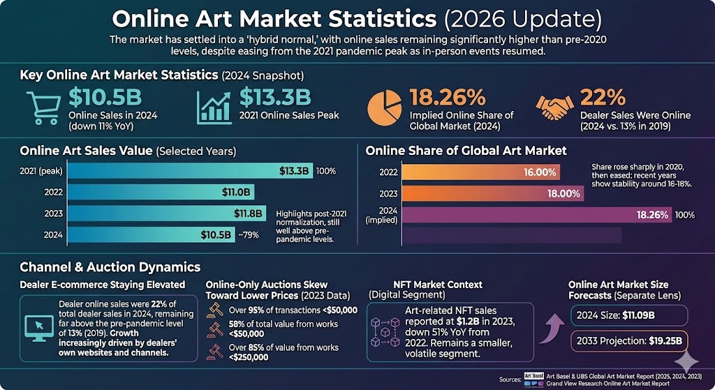 online art market statistics